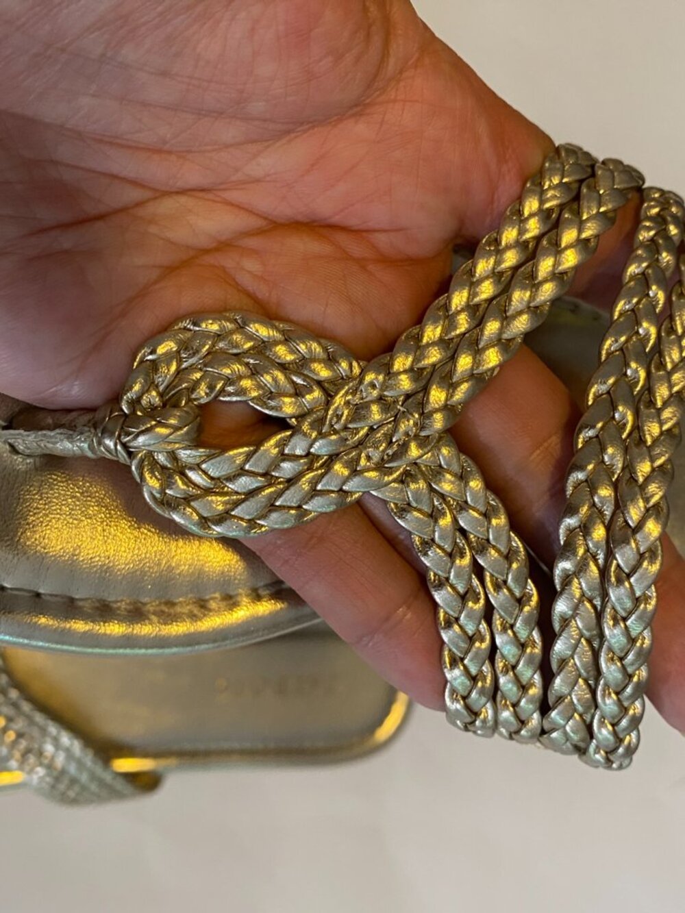 Talbots Gold Sandals - Picture 5 of 6